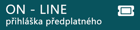 ON-LINE přihláška předplatného